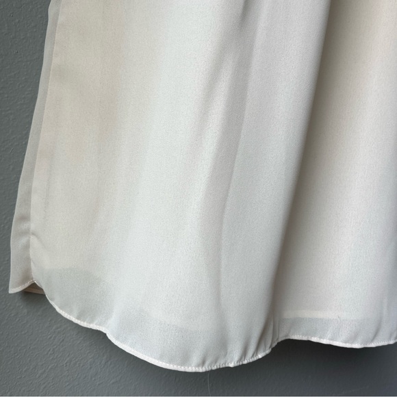 Daniela Sheer Slip-Style Skirt Ivory Size 11 - Picture 3 of 10